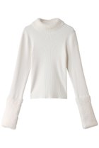 【アルアバイル/allureville】の【Loulou Willoughby】ファーアクセントPO A 人気、トレンドファッション・服の通販 founy(ファニー) ファッション Fashion レディースファッション Fashion for Women トップス・カットソー Cut & Sew Tops ニット Knit Tops & Sweaters カジュアルプルオーバー・ニットトップス Pullovers & Knit Tops / Casual Pullovers シンプル Simple, Minimal ジャケット Jacket, Outerwear フィット Fit, Slim Fit フェイクファー Faux Fur, Imitation Fur thumbnail オフホワイト|ID: prp329100004185570 ipo3291000000032913539