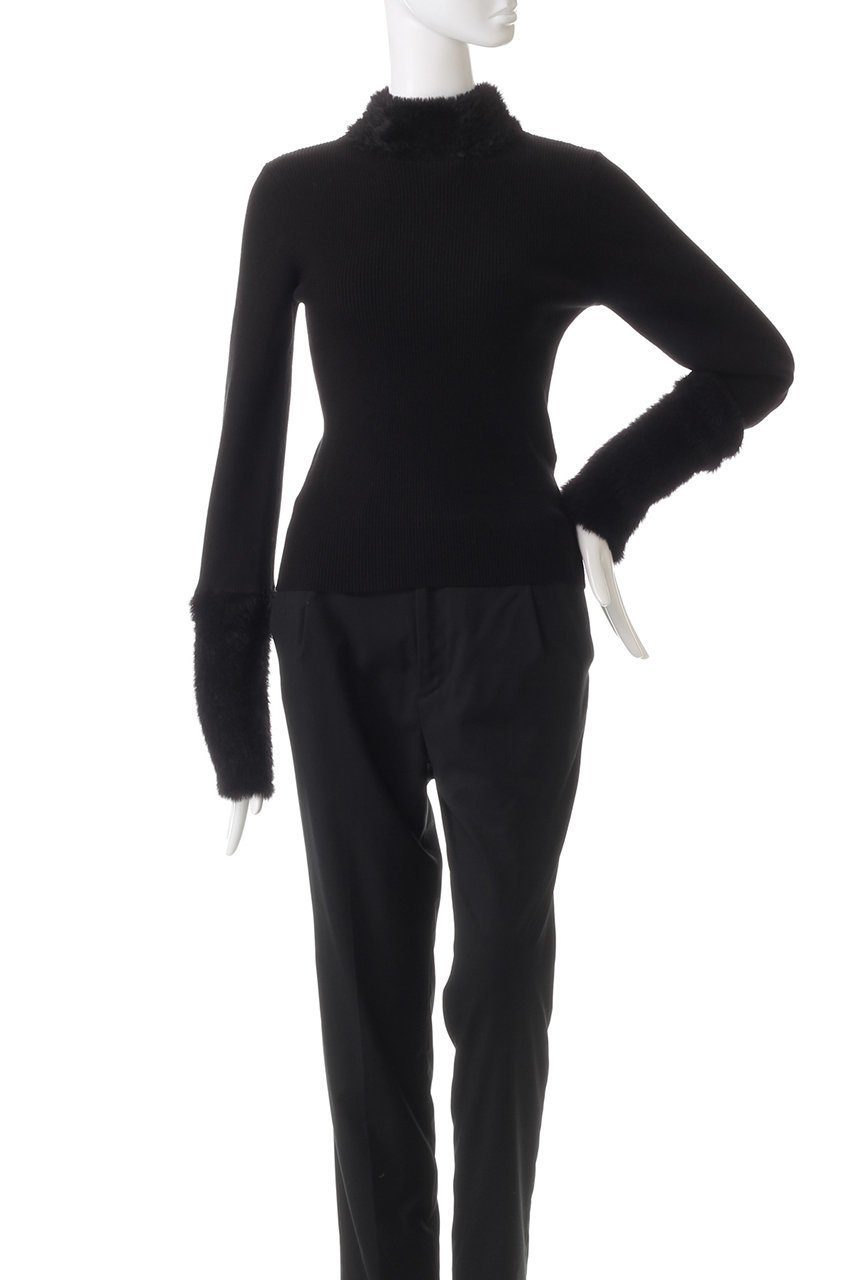 【アルアバイル/allureville】の【Loulou Willoughby】ファーアクセントPO A 人気、トレンドファッション・服の通販 founy(ファニー) 　ファッション　Fashion　レディースファッション　Fashion for Women　トップス・カットソー　Cut & Sew Tops　ニット　Knit Tops & Sweaters　カジュアルプルオーバー・ニットトップス　Pullovers & Knit Tops / Casual Pullovers　シンプル　Simple, Minimal　ジャケット　Jacket, Outerwear　フィット　Fit, Slim Fit　フェイクファー　Faux Fur, Imitation Fur　other-2|ID: prp329100004185570 ipo3291000000032913568