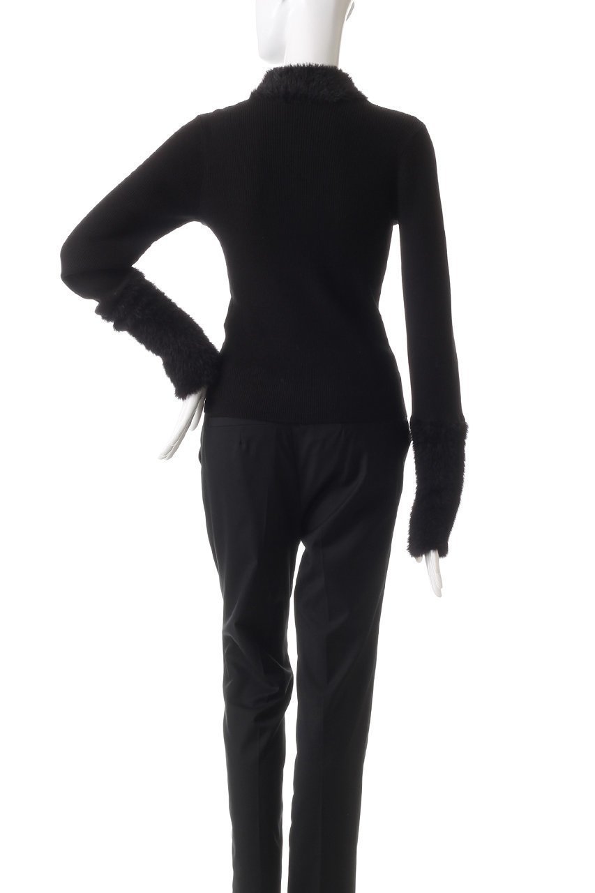 【アルアバイル/allureville】の【Loulou Willoughby】ファーアクセントPO A 人気、トレンドファッション・服の通販 founy(ファニー) 　ファッション　Fashion　レディースファッション　Fashion for Women　トップス・カットソー　Cut & Sew Tops　ニット　Knit Tops & Sweaters　カジュアルプルオーバー・ニットトップス　Pullovers & Knit Tops / Casual Pullovers　シンプル　Simple, Minimal　ジャケット　Jacket, Outerwear　フィット　Fit, Slim Fit　フェイクファー　Faux Fur, Imitation Fur　other-4|ID: prp329100004185570 ipo3291000000032913585