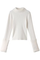 【アルアバイル/allureville】の【Loulou Willoughby】ファーアクセントPO A 人気、トレンドファッション・服の通販 founy(ファニー) ファッション Fashion レディースファッション Fashion for Women トップス・カットソー Cut & Sew Tops ニット Knit Tops & Sweaters カジュアルプルオーバー・ニットトップス Pullovers & Knit Tops / Casual Pullovers シンプル Simple, Minimal ジャケット Jacket, Outerwear フィット Fit, Slim Fit フェイクファー Faux Fur, Imitation Fur |ID:prp329100004185570