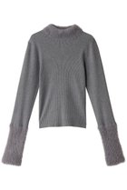 【アルアバイル/allureville】の【Loulou Willoughby】ファーアクセントPO A グレー|ID: prp329100004185570 ipo3291000000036896326