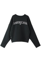 【アメリカーナ/Americana】の【ELLESHOP限定】サイドボタン ロゴスウェット 人気、トレンドファッション・服の通販 founy(ファニー) ファッション Fashion レディースファッション WOMEN トップス・カットソー Tops/Tshirt シャツ/ブラウス Shirts/Blouses パーカ Sweats ロング / Tシャツ T-Shirts スウェット Sweat カットソー Cut and Sewn スリット Slit デニム Denim フレア Flare NEW・新作・新着・新入荷 New Arrivals |ID:prp329100004188145