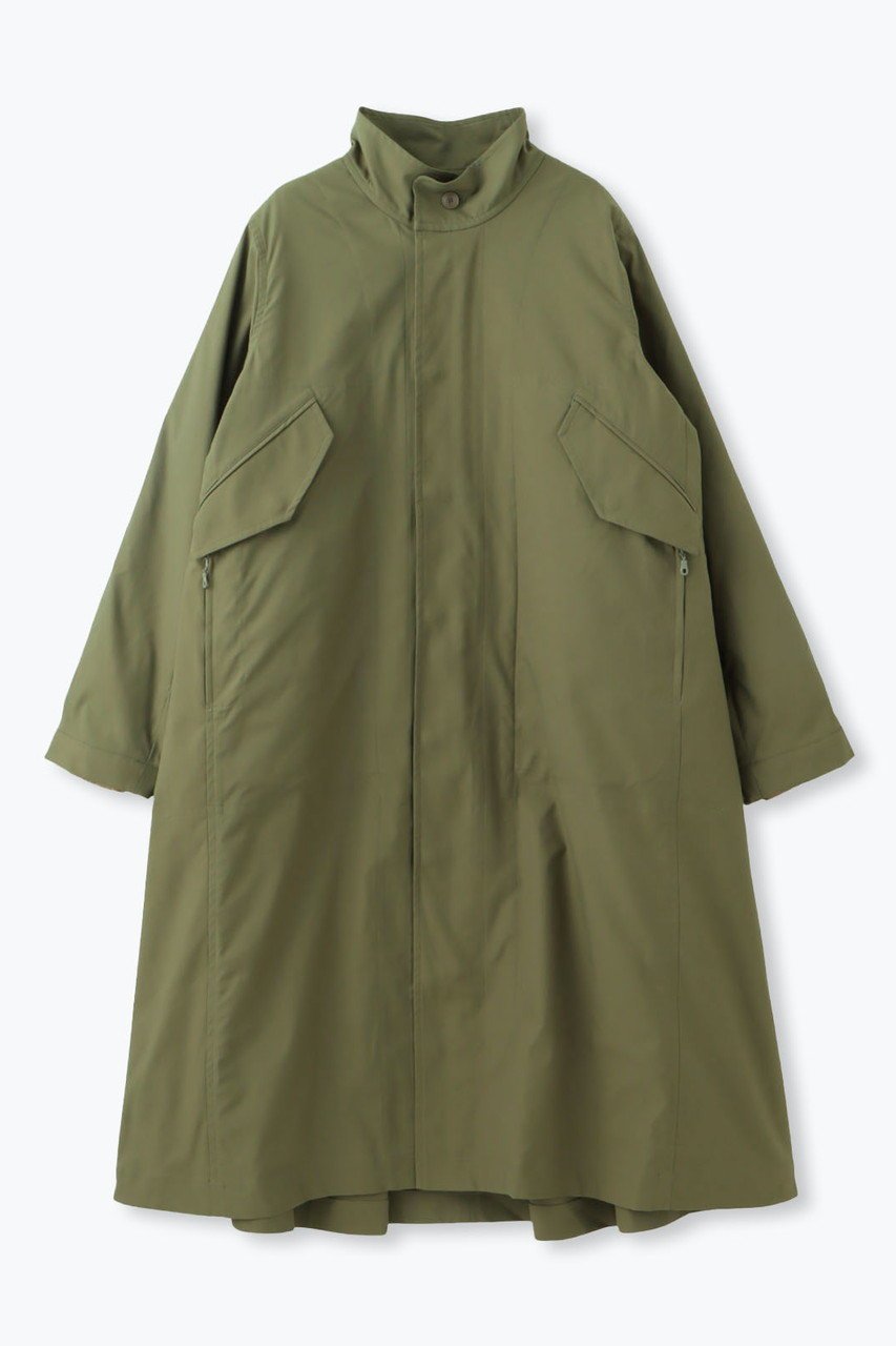 【レリル/lelill】の4WAY バックタックモッズコート インテリア・キッズ・メンズ・レディースファッション・服の通販 founy(ファニー) 　ファッション　Fashion　レディースファッション　Fashion for Women　アウター　Coat / Outerwear Collection　コート・ロングコート・ピーコート　Long Coats, Peacoats & More　モッズコート・ミリタリー風アウター　Mods & Field Coats　ダウン　Down, Puffer　ライナー　Liner, Inner Layer　ロング　Long, Long-Length　秋　Autumn　カーキ|ID: prp329100004188146 ipo3291000000032925825