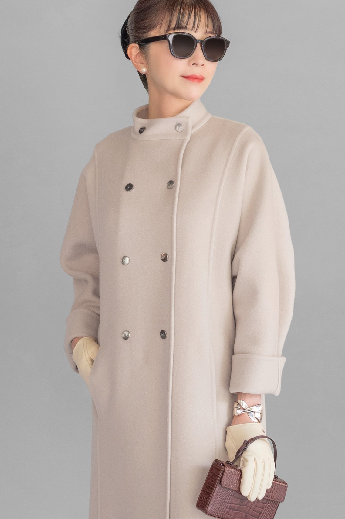 【デイジーリン/DAISY LIN】のDouble Face “High-end Coat” 人気、トレンドファッション・服の通販 founy(ファニー) ファッション Fashion レディースファッション Fashion for Women アウター Coat / Outerwear Collection コート・ロングコート・ピーコート Long Coats, Peacoats & More インナー Innerwear シンプル Simple, Minimal ダブル Double, Double-Breasted ドット Polka Dot, Dot Pattern フェイス Face, Facial Design ポケット Pocket, Pocket Detail モダン Modern, Contemporary ロング Long, Long-Length other-5|ID: prp329100004188147 ipo3291000000034121813