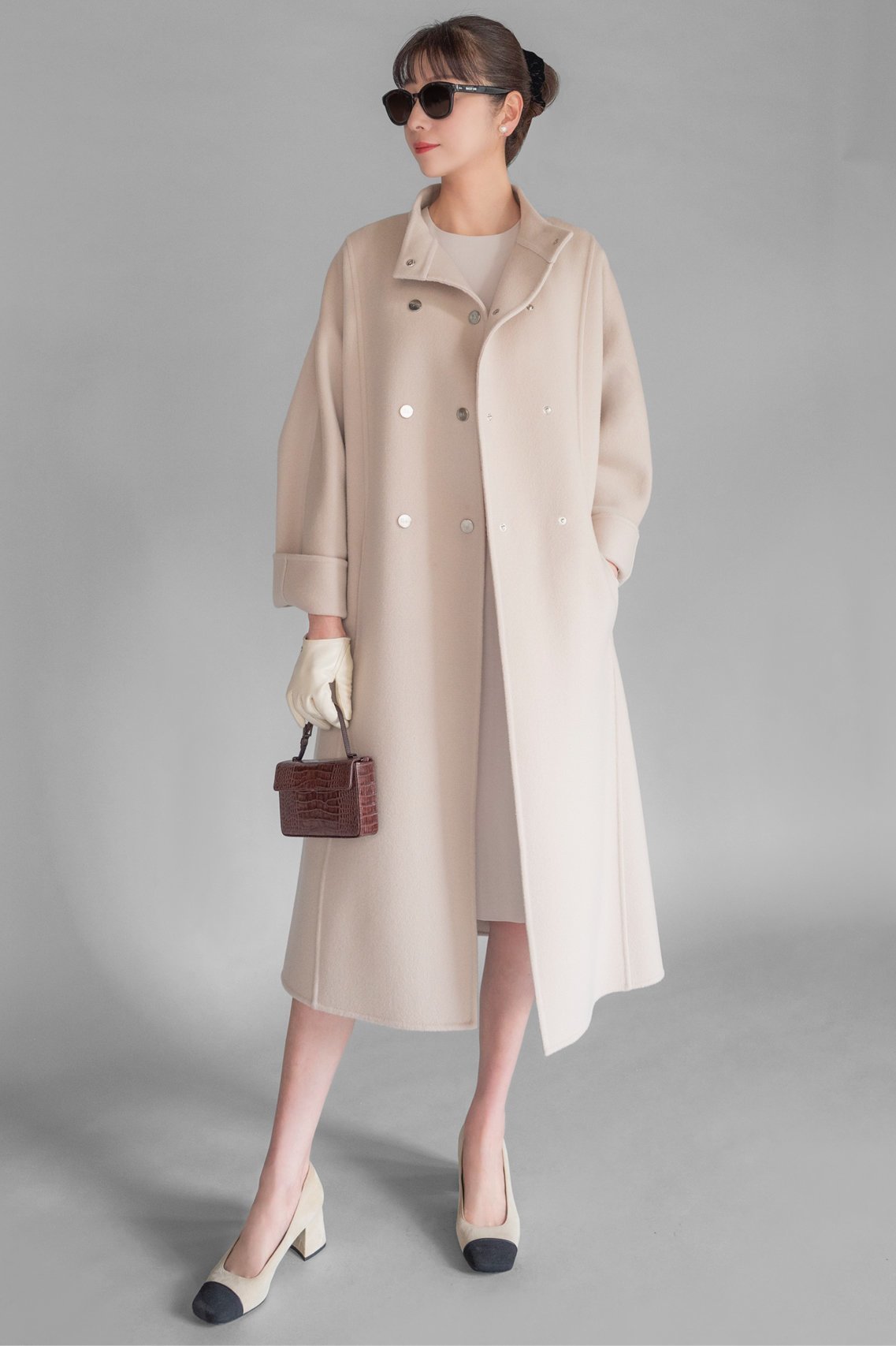 【デイジーリン/DAISY LIN】のDouble Face “High-end Coat” 人気、トレンドファッション・服の通販 founy(ファニー) ファッション Fashion レディースファッション Fashion for Women アウター Coat / Outerwear Collection コート・ロングコート・ピーコート Long Coats, Peacoats & More インナー Innerwear シンプル Simple, Minimal ダブル Double, Double-Breasted ドット Polka Dot, Dot Pattern フェイス Face, Facial Design ポケット Pocket, Pocket Detail モダン Modern, Contemporary ロング Long, Long-Length other-6|ID: prp329100004188147 ipo3291000000034121814