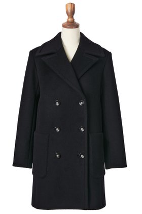 【デイジーリン/DAISY LIN】のDAISY LIN Pea Coat 人気、トレンドファッション・服の通販 founy(ファニー) ファッション Fashion レディースファッション WOMEN アウター Coat Outerwear コート Coats Pコート Pea Coats ショート Short スマート Smart スリット Slit ポケット Pocket ミドル Middle |ID:prp329100004188148