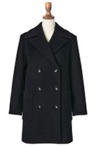 【デイジーリン/DAISY LIN】のDAISY LIN Pea Coat 人気、トレンドファッション・服の通販 founy(ファニー) ファッション Fashion レディースファッション WOMEN アウター Coat Outerwear コート Coats Pコート Pea Coats ショート Short スマート Smart スリット Slit ポケット Pocket ミドル Middle NEW・新作・新着・新入荷 New Arrivals thumbnail ブラックブラック|ID: prp329100004188148 ipo3291000000029015500