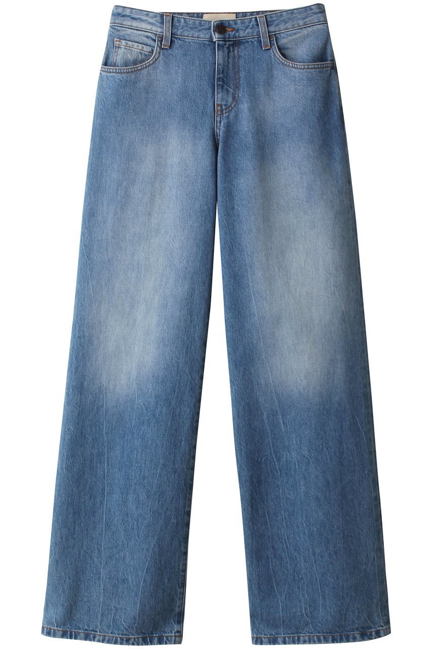 【ザ ロウ/THE ROW】のEGLITTA JEAN 人気、トレンドファッション・服の通販 founy(ファニー) 　ファッション　Fashion　レディースファッション　Fashion for Women　パンツ　Pants & Trousers　デニムパンツ・ジーンズ・美脚デニム　Denim Jeans & Pants　ジーンズ　Jeans, Denim Pants　デニム　Denim, Jeans Material　フォルム　Silhouette, Form　ワイド　Wide, Wide Fit　定番　Standard, Basic Item　 other-1|ID: prp329100004188153 ipo3291000000032933401