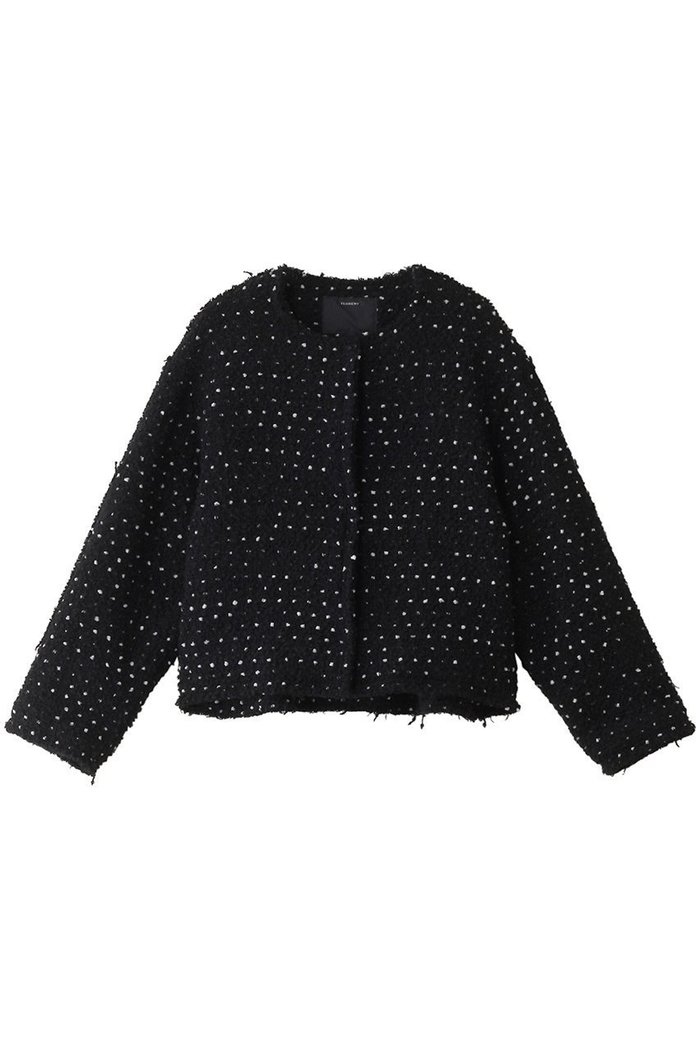 【フローレント/FLORENT】のドット ブークレイ ツイード ジャケット インテリア・キッズ・メンズ・レディースファッション・服の通販 founy(ファニー) https://founy.com/ ファッション Fashion レディースファッション WOMEN アウター Coat Outerwear ジャケット Jackets おすすめ Recommend ショート Short ジャケット Jacket ツイード Tweed トレンド Trend ドット Dot エレガント 上品 Elegant |ID: prp329100004188159 ipo3291000000029015534