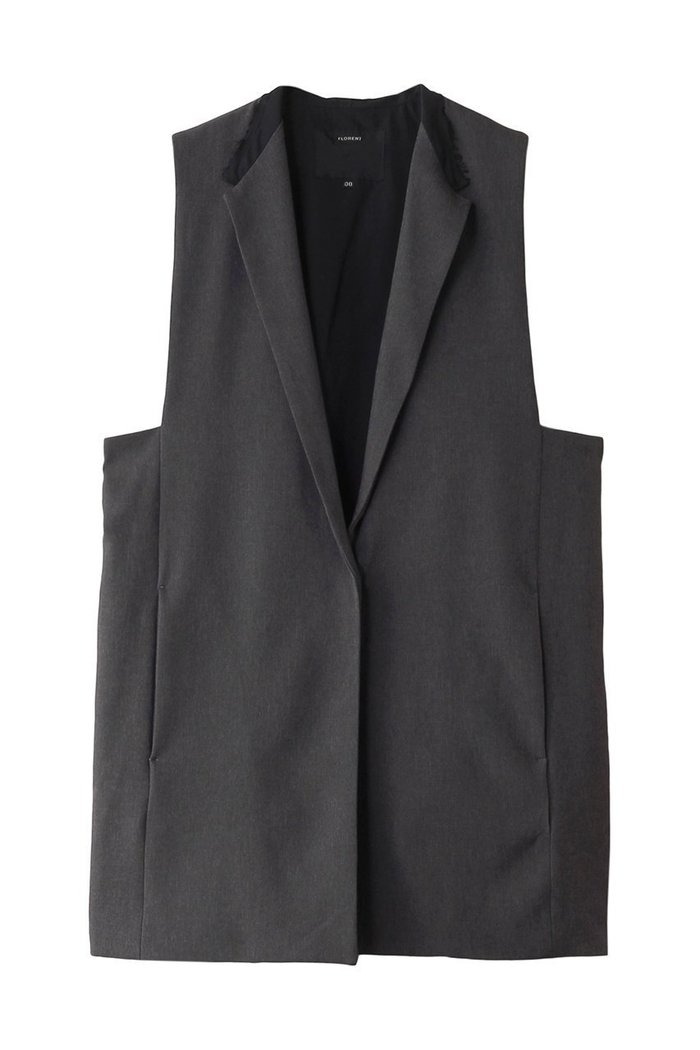 【フローレント/FLORENT】のノッチドラペル ディティール リバージレ インテリア・キッズ・メンズ・レディースファッション・服の通販 founy(ファニー) https://founy.com/ ファッション Fashion レディースファッション WOMEN アウター Coat Outerwear ジャケット Jackets おすすめ Recommend ジャケット Jacket セットアップ Set Up チュール Tulle ベスト Vest |ID: prp329100004188161 ipo3291000000029015539