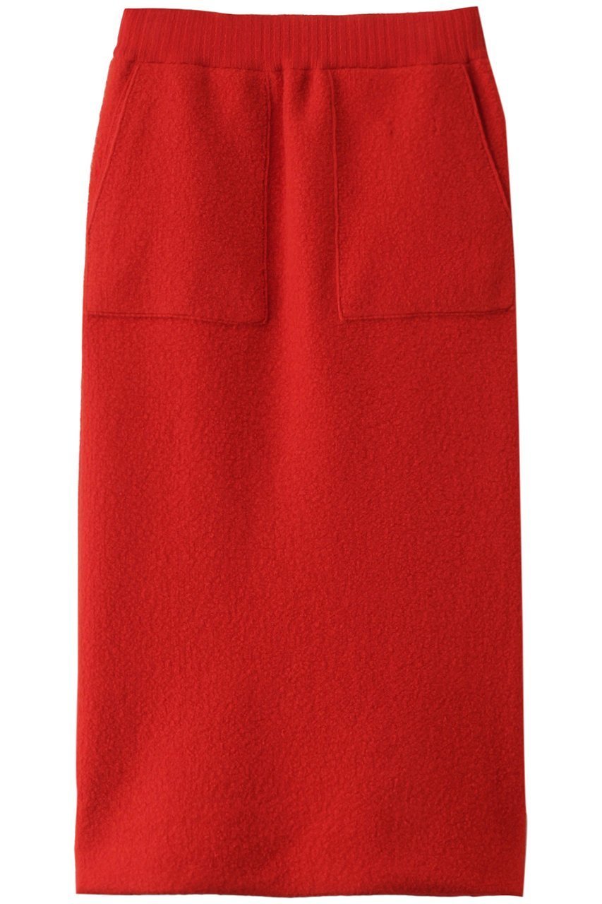 【アドーア/ADORE】のパイルニットスカート インテリア・キッズ・メンズ・レディースファッション・服の通販 founy(ファニー) 　ファッション　Fashion　レディースファッション　Fashion for Women　スカート　Skirts　ロングスカート　Long Skirts / Maxi & Midi Skirts　シンプル　Simple, Minimal　フラット　Flat, Flat Shoes　モコモコ　Fuzzy, Fluffy　リバーシブル　Reversible, Two-Sided　ロング　Long, Long-Length　レッド|ID: prp329100004188197 ipo3291000000035813863