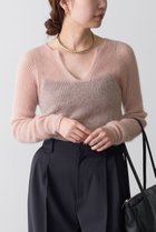 【ガリャルダガランテ/GALLARDAGALANTE】のモヘアキーネックニット 人気、トレンドファッション・服の通販 founy(ファニー) ファッション Fashion レディースファッション WOMEN トップス・カットソー Tops/Tshirt ニット Knit Tops プルオーバー Pullover おすすめ Recommend インナー Inner コンパクト Compact ジャケット Jacket トレンド Trend モヘア Mohair エレガント 上品 Elegant NEW・新作・新着・新入荷 New Arrivals thumbnail ピンク|ID: prp329100004188204 ipo3291000000029015659