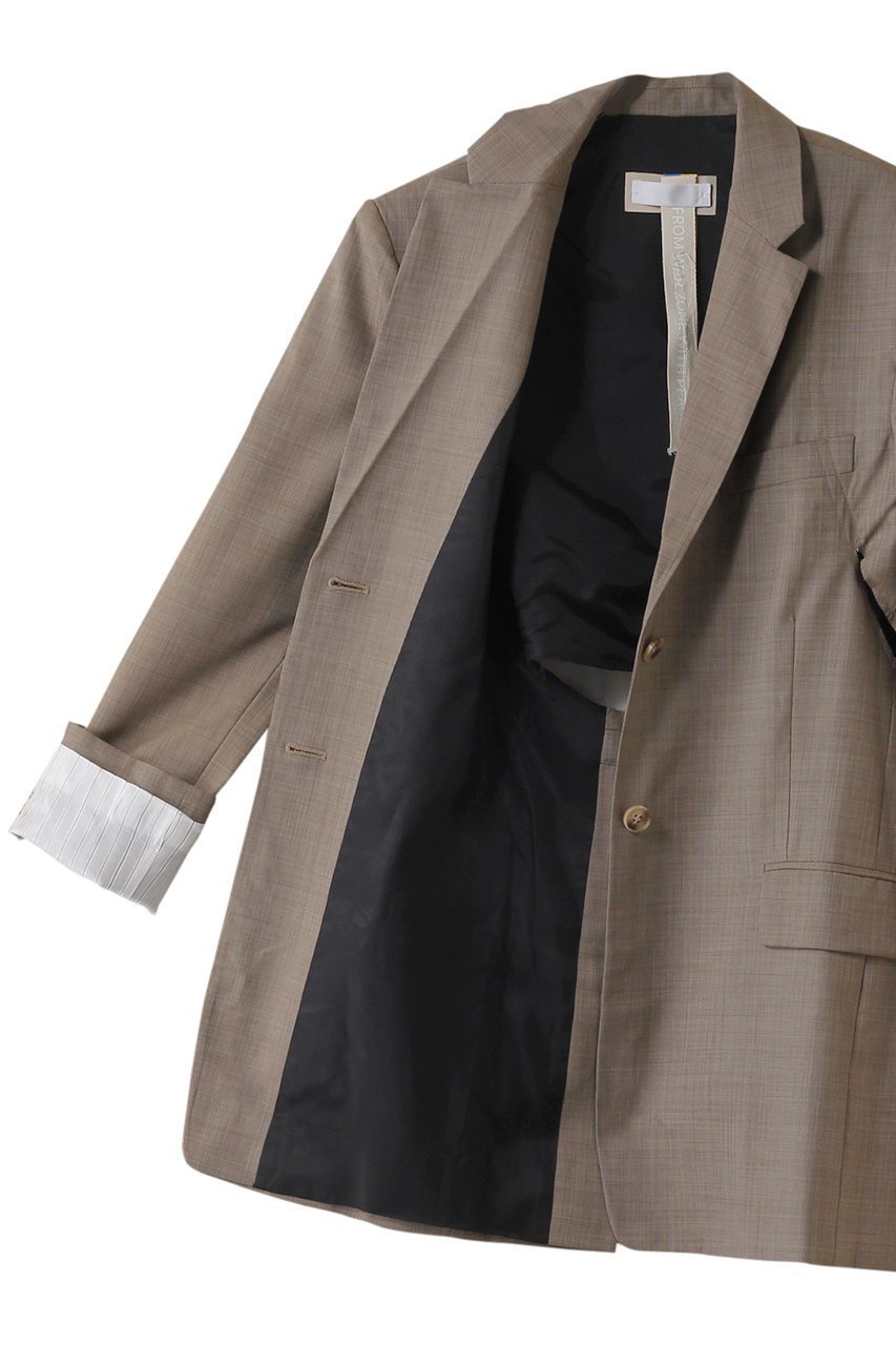 【ウィムガゼット/Whim Gazette】の【15th Anniversary】【LITKOVSKA】 別注Black Open Jacket 人気、トレンドファッション・服の通販 founy(ファニー) 　ファッション　Fashion　レディースファッション　Fashion for Women　アウター　Coat / Outerwear Collection　レディースジャケット・軽アウター　Jackets　ジャケット　Jacket, Outerwear　バランス　Balance, Style Balance　ファブリック　Fabric, Textile　別注　Limited Edition, Custom Order　A/W・秋冬　Autumn/Winter　other-6|ID: prp329100004188220 ipo3291000000032934895