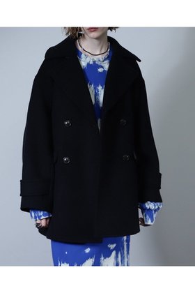 【ローズバッド/ROSE BUD】 BIGピーコート人気、トレンドファッション・服の通販 founy(ファニー) ファッション Fashion レディースファッション WOMEN アウター Coat Outerwear コート Coats イエロー Yellow ショート Short スタンド Stand NEW・新作・新着・新入荷 New Arrivals |ID:prp329100004188226