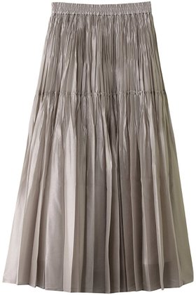 【デパリエ/DEPAREILLE】のシルクポリエステルプリーツスカート 人気、トレンドファッション・服の通販 founy(ファニー) ファッション Fashion レディースファッション Fashion for Women スカート Skirts プリーツスカート / 上品フェミニンスタイル Pleated Skirts ロングスカート Long Skirts / Maxi & Midi Skirts シルク Silk, 100% Silk パーティ Party, Party Style メタリック Metallic, Shiny Finish ロング Long, Long-Length |ID:prp329100004188232