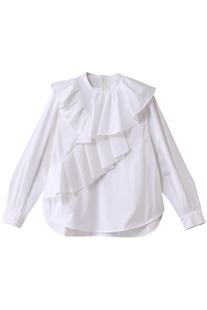 【アルアバイル/allureville】のアシメラッフルブラウス インテリア・キッズ・メンズ・レディースファッション・服の通販 founy(ファニー) https://founy.com/ ファッション Fashion レディースファッション WOMEN トップス・カットソー Tops/Tshirt シャツ/ブラウス Shirts/Blouses なめらか Smooth アシンメトリー Asymmetry ジャケット Jacket ストレッチ Stretch スリーブ Sleeve パーティ Party ラッフル Raffle ロング Long |ID: prp329100004190883 ipo3291000000029030026