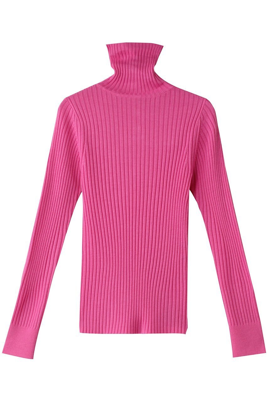 【アルアバイル/allureville】の2WAY NCリブタートル インテリア・キッズ・メンズ・レディースファッション・服の通販 founy(ファニー) 　ファッション　Fashion　レディースファッション　Fashion for Women　トップス・カットソー　Cut & Sew Tops　ニット　Knit Tops & Sweaters　カジュアルプルオーバー・ニットトップス　Pullovers & Knit Tops / Casual Pullovers　インナー　Innerwear　タートル　Turtleneck, Turtle Collar　タートルネック　Turtleneck, High Neck　フィット　Fit, Slim Fit　フォルム　Silhouette, Form　メタル　Metal, Metal Parts　定番　Standard, Basic Item　ピンク|ID: prp329100004190885 ipo3291000000036224236