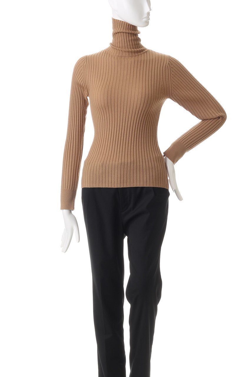 【アルアバイル/allureville】の2WAY NCリブタートル 人気、トレンドファッション・服の通販 founy(ファニー) 　ファッション　Fashion　レディースファッション　Fashion for Women　トップス・カットソー　Cut & Sew Tops　ニット　Knit Tops & Sweaters　カジュアルプルオーバー・ニットトップス　Pullovers & Knit Tops / Casual Pullovers　インナー　Innerwear　タートル　Turtleneck, Turtle Collar　タートルネック　Turtleneck, High Neck　フィット　Fit, Slim Fit　フォルム　Silhouette, Form　メタル　Metal, Metal Parts　定番　Standard, Basic Item　other-2|ID: prp329100004190885 ipo3291000000036524023