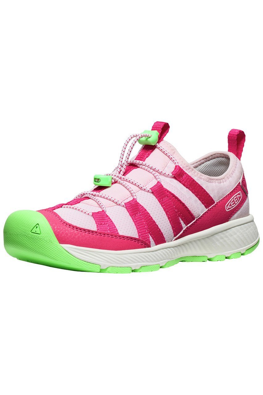 【キーン/KEEN / KIDS】の【KIDS】ビッグキッズモトゾア スニーカー インテリア・キッズ・メンズ・レディースファッション・服の通販 founy(ファニー) 　ファッション　Fashion　キッズファッション　KIDS　インソール　Insole　クッション　Cushion　シューズ　Shoes　スニーカー　Sneakers　ソックス　Socks　フィット　Fit　再入荷　Restock/Back In Stock/Re Arrival　抗菌　Antibacterial　軽量　Lightweight　RASPBERRY/SUMMER GRN|ID: prp329100004190918 ipo3291000000032025332