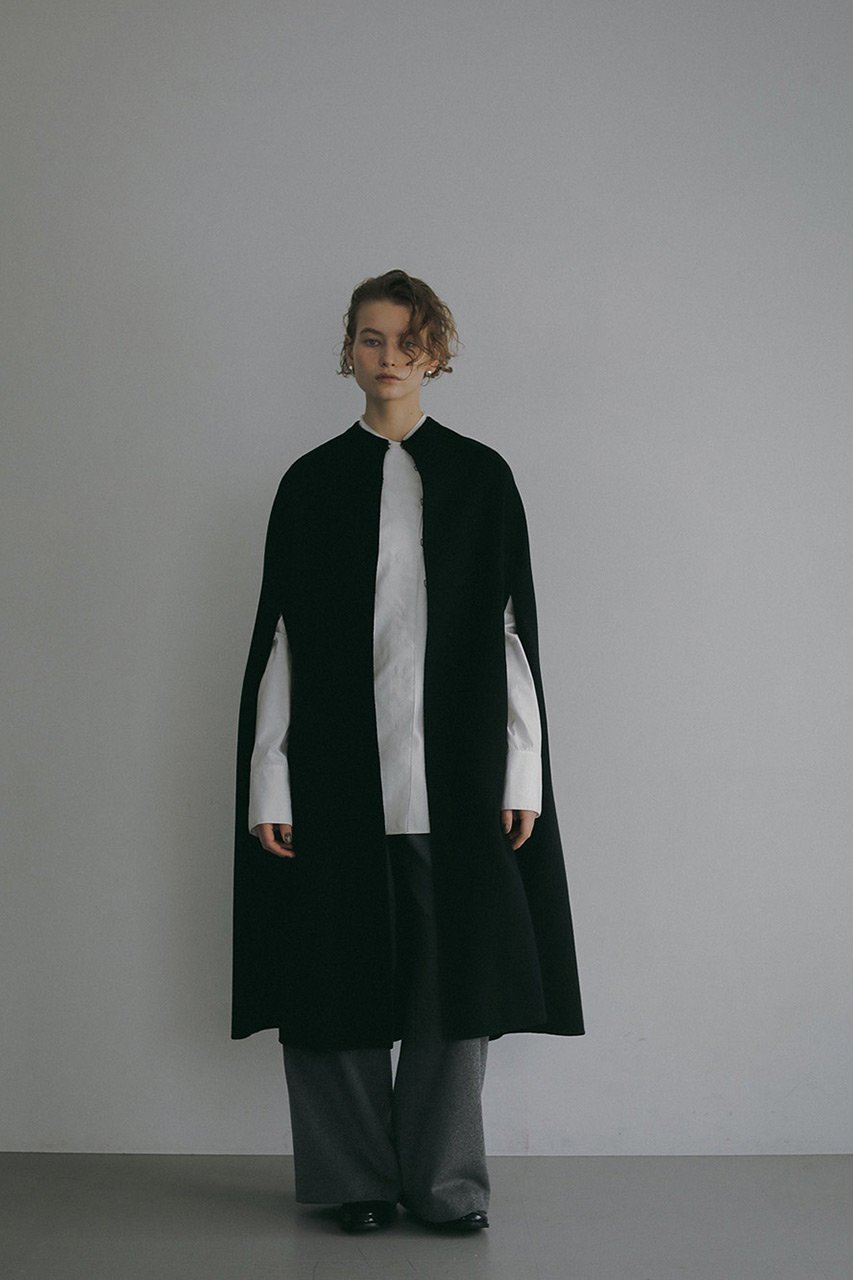 【ハー/HER.】のカシミヤブレンドロングケープ 人気、トレンドファッション・服の通販 founy(ファニー) 　ファッション　Fashion　レディースファッション　Fashion for Women　アウター　Coat / Outerwear Collection　レディースジャケット・軽アウター　Jackets　シンプル　Simple, Minimal　ジャケット　Jacket, Outerwear　ベーシック　Basic, Essential　ロング　Long, Long-Length　エレガント 上品　Elegant　other-6|ID: prp329100004192746 ipo3291000000032943738