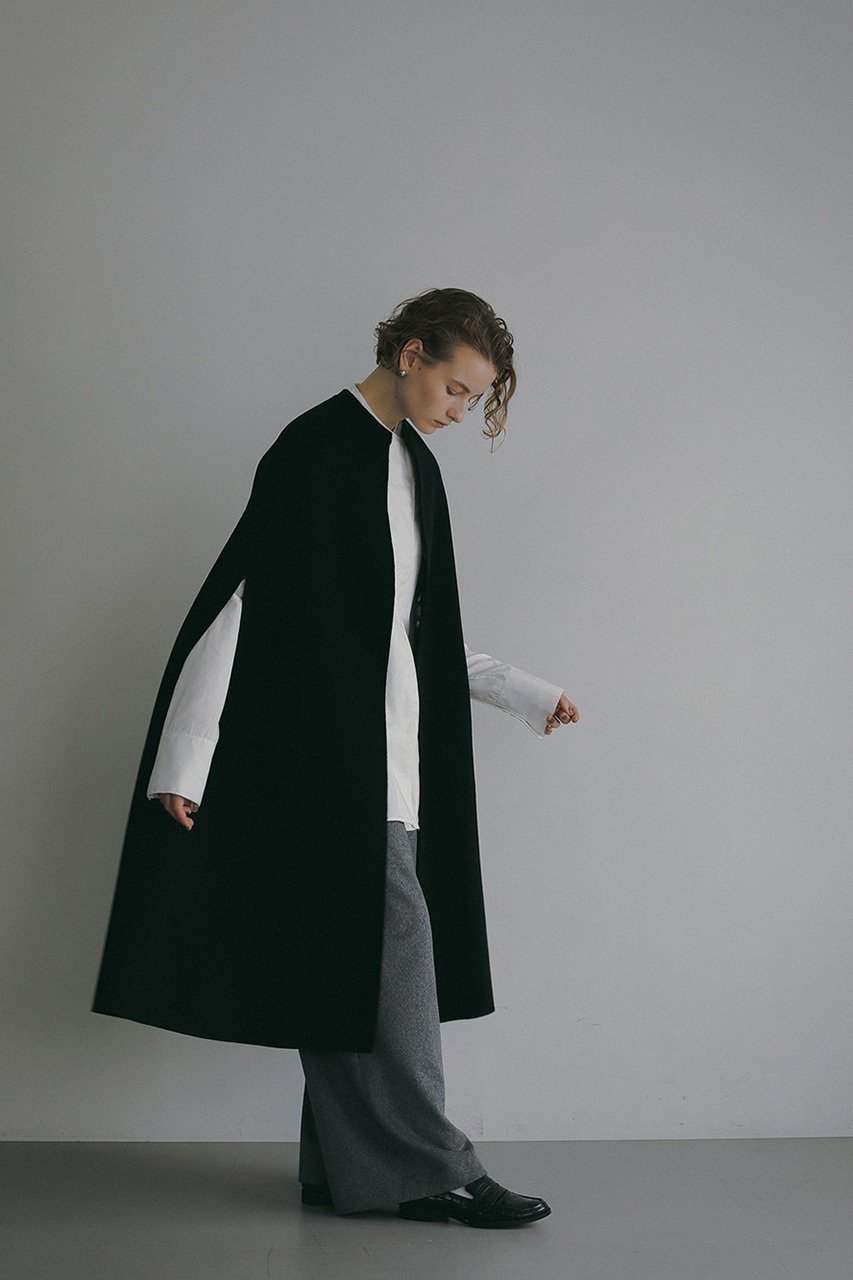 【ハー/HER.】のカシミヤブレンドロングケープ 人気、トレンドファッション・服の通販 founy(ファニー) 　ファッション　Fashion　レディースファッション　Fashion for Women　アウター　Coat / Outerwear Collection　レディースジャケット・軽アウター　Jackets　シンプル　Simple, Minimal　ジャケット　Jacket, Outerwear　ベーシック　Basic, Essential　ロング　Long, Long-Length　エレガント 上品　Elegant　other-7|ID: prp329100004192746 ipo3291000000032943745