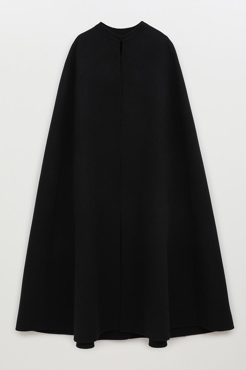 【ハー/HER.】のカシミヤブレンドロングケープ インテリア・キッズ・メンズ・レディースファッション・服の通販 founy(ファニー) 　ファッション　Fashion　レディースファッション　Fashion for Women　アウター　Coat / Outerwear Collection　レディースジャケット・軽アウター　Jackets　シンプル　Simple, Minimal　ジャケット　Jacket, Outerwear　ベーシック　Basic, Essential　ロング　Long, Long-Length　エレガント 上品　Elegant　ブラック|ID: prp329100004192746 ipo3291000000036498823