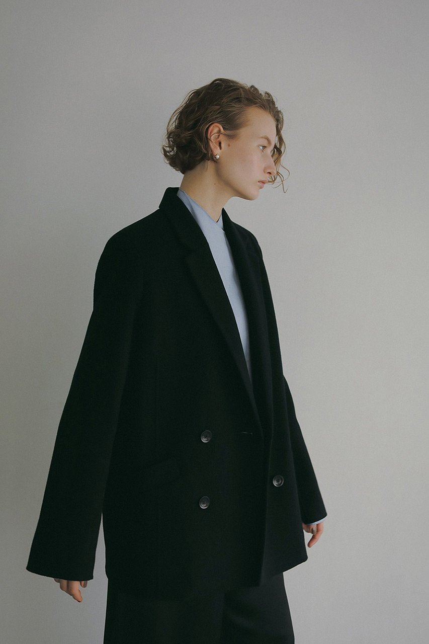 【ハー/HER.】のカシミヤブレンドオーバージャケット 人気、トレンドファッション・服の通販 founy(ファニー) 　ファッション　Fashion　レディースファッション　Fashion for Women　アウター　Coat / Outerwear Collection　レディースジャケット・軽アウター　Jackets　おすすめ　Recommended / Our Picks　ジャケット　Jacket, Outerwear　ダブル　Double, Double-Breasted　トレンド　Trend, Trending Now　フェイス　Face, Facial Design　ベーシック　Basic, Essential　other-7|ID: prp329100004192747 ipo3291000000036223084