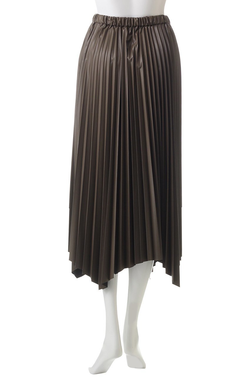 【サクラ/SACRA】のシンセティックレザープリーツスカート 人気、トレンドファッション・服の通販 founy(ファニー) 　ファッション　Fashion　レディースファッション　WOMEN　スカート　Skirt　プリーツスカート　Pleated Skirts　ロングスカート　Long Skirt　フェイクレザー　Faux Leather　プリーツ　Pleats　ヘムライン　Hemline　ランダム　Random　ロング　Long　エレガント 上品　Elegant　other-4|ID: prp329100004192749 ipo3291000000031391805