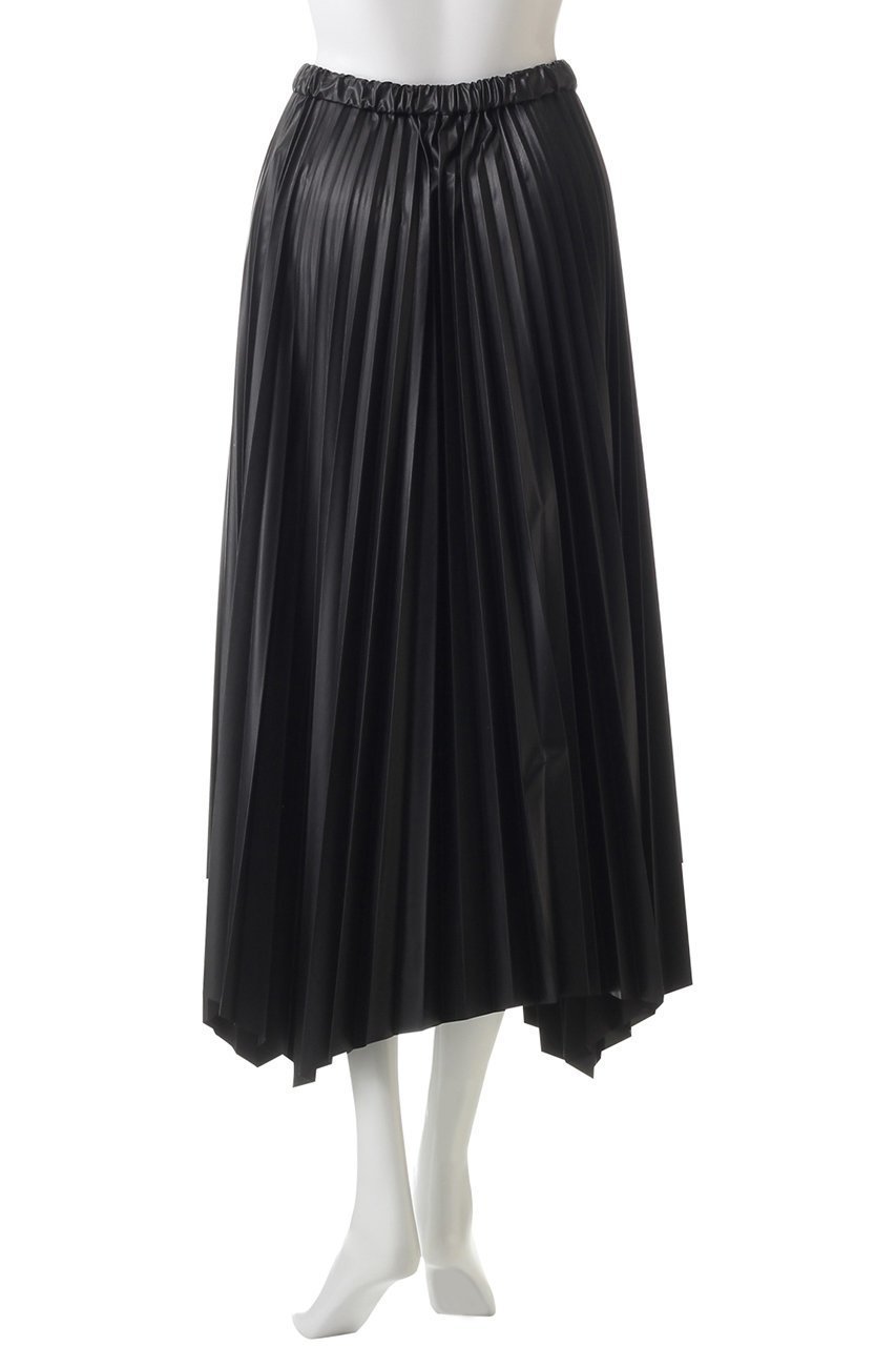 【サクラ/SACRA】のシンセティックレザープリーツスカート 人気、トレンドファッション・服の通販 founy(ファニー) 　ファッション　Fashion　レディースファッション　Fashion for Women　スカート　Skirts　プリーツスカート / 上品フェミニンスタイル　Pleated Skirts　ロングスカート　Long Skirts / Maxi & Midi Skirts　フェイクレザー　Faux Leather, PU Leather　プリーツ　Pleats, Pleated　ヘムライン　Hemline, Bottom Cut　ランダム　Random, Irregular　ロング　Long, Long-Length　エレガント 上品　Elegant　other-4|ID: prp329100004192749 ipo3291000000032826768