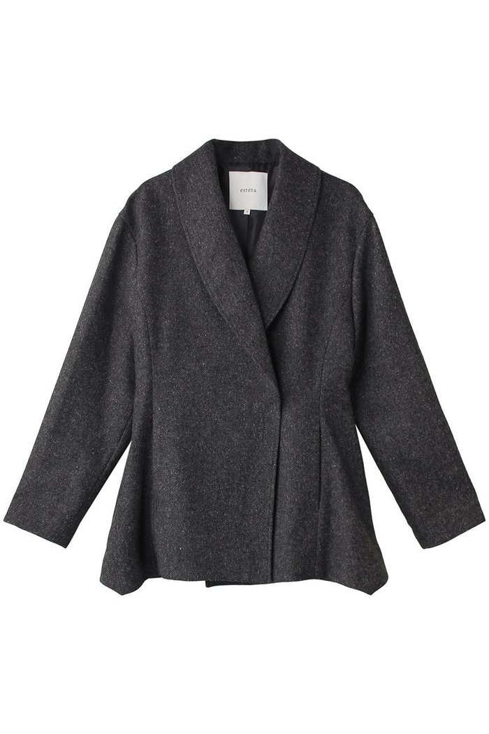 【エステータ/esteta】のシルクネップツイードジャケット インテリア・キッズ・メンズ・レディースファッション・服の通販 founy(ファニー) https://founy.com/ ファッション Fashion レディースファッション WOMEN アウター Coat Outerwear ジャケット Jackets おすすめ Recommend イタリア Italy インポート Import シェイプ Shape シルク Silk ジャケット Jacket セットアップ Set Up ツイル Twill ネップ Nep Yarn フレア Flare ペプラム Peplum |ID: prp329100004195726 ipo3291000000029064306