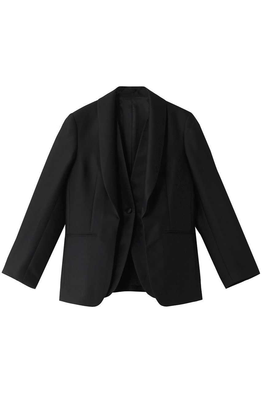 【エステータ/esteta】のシルクウールツイルジャケット 人気、トレンドファッション・服の通販 founy(ファニー) 　ファッション　Fashion　レディースファッション　Fashion for Women　アウター　Coat / Outerwear Collection　レディースジャケット・軽アウター　Jackets　おすすめ　Recommended / Our Picks　サテン　Satin, Glossy Fabric　ショール　Shawl, Wrap　ジャケット　Jacket, Outerwear　セットアップ　Set-Up, Coordinated Outfit　ドッキング　Docking, Mixed Material　ベスト　Vest, Waistcoat　マニッシュ　Mannish, Boyish　 other-1|ID: prp329100004195729 ipo3291000000032929153