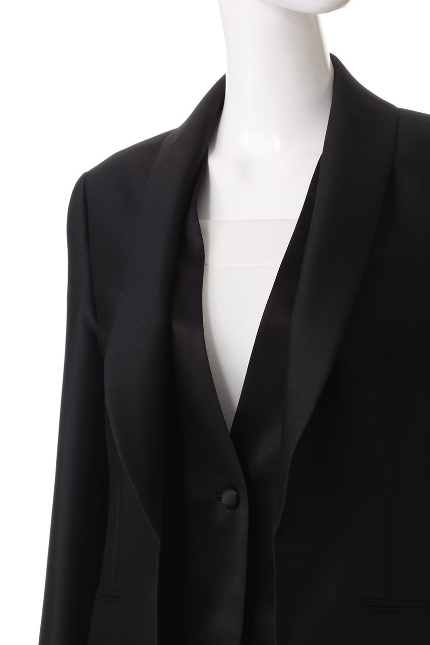 【エステータ/esteta】のシルクウールツイルジャケット 人気、トレンドファッション・服の通販 founy(ファニー) 　ファッション　Fashion　レディースファッション　Fashion for Women　アウター　Coat / Outerwear Collection　レディースジャケット・軽アウター　Jackets　おすすめ　Recommended / Our Picks　サテン　Satin, Glossy Fabric　ショール　Shawl, Wrap　ジャケット　Jacket, Outerwear　セットアップ　Set-Up, Coordinated Outfit　ドッキング　Docking, Mixed Material　ベスト　Vest, Waistcoat　マニッシュ　Mannish, Boyish　other-5|ID: prp329100004195729 ipo3291000000032929188