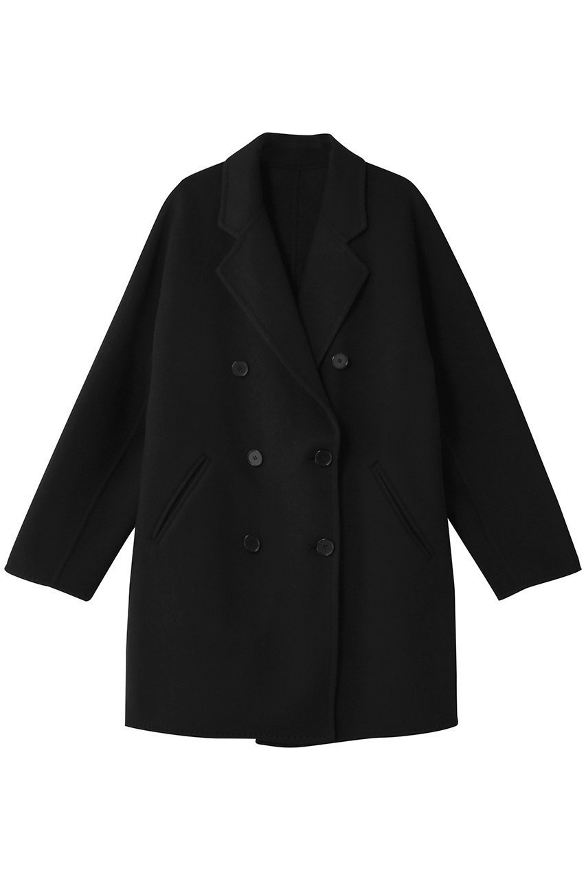 【エステータ/esteta】のsuper170sSHORTBEAVER コート インテリア・キッズ・メンズ・レディースファッション・服の通販 founy(ファニー) 　ファッション　Fashion　レディースファッション　Fashion for Women　アウター　Coat / Outerwear Collection　コート・ロングコート・ピーコート　Long Coats, Peacoats & More　シンプル　Simple, Minimal　ミドル　Middle Length, Mid Height　ロング　Long, Long-Length　ブラック|ID: prp329100004195732 ipo3291000000032945333