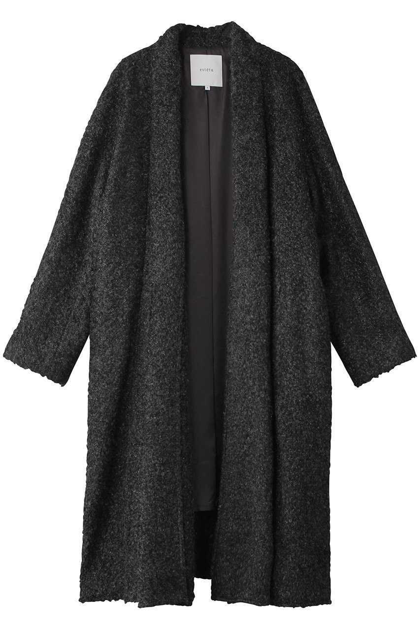 【エステータ/esteta】のループツイードアウター 人気、トレンドファッション・服の通販 founy(ファニー) 　ファッション　Fashion　レディースファッション　Fashion for Women　トップス・カットソー　Cut & Sew Tops　ニット　Knit Tops & Sweaters　カーディガン・羽織り　Layered Style Cardigans　イタリア　Italy　インポート　Imported Fashion　カーディガン　Cardigan, Knitwear　フレア　Flare, Flared　ループ　Loop, Loop Knit　 other-1|ID: prp329100004195735 ipo3291000000032923639