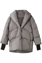 【エステータ/esteta】のナイロンタフタショールカラーダウンコート グレー|ID: prp329100004195737 ipo3291000000032945216