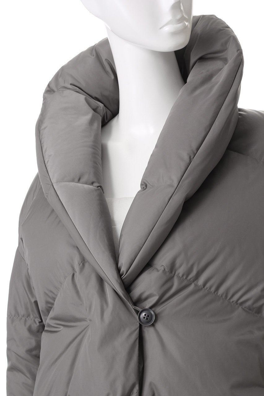 【エステータ/esteta】のナイロンタフタショールカラーダウンコート 人気、トレンドファッション・服の通販 founy(ファニー) 　ファッション　Fashion　レディースファッション　Fashion for Women　アウター　Coat / Outerwear Collection　コート・ロングコート・ピーコート　Long Coats, Peacoats & More　ダウンジャケット・軽量ダウン　Warm & Lightweight Down Jackets　なめらか　Smooth, Silky Texture　イタリア　Italy　キルト　Quilt, Quilted Fabric　タフタ　Taffeta, Structured Fabric　ダウン　Down, Puffer　フロント　Front, Front Design　エレガント 上品　Elegant　other-5|ID: prp329100004195737 ipo3291000000032945247