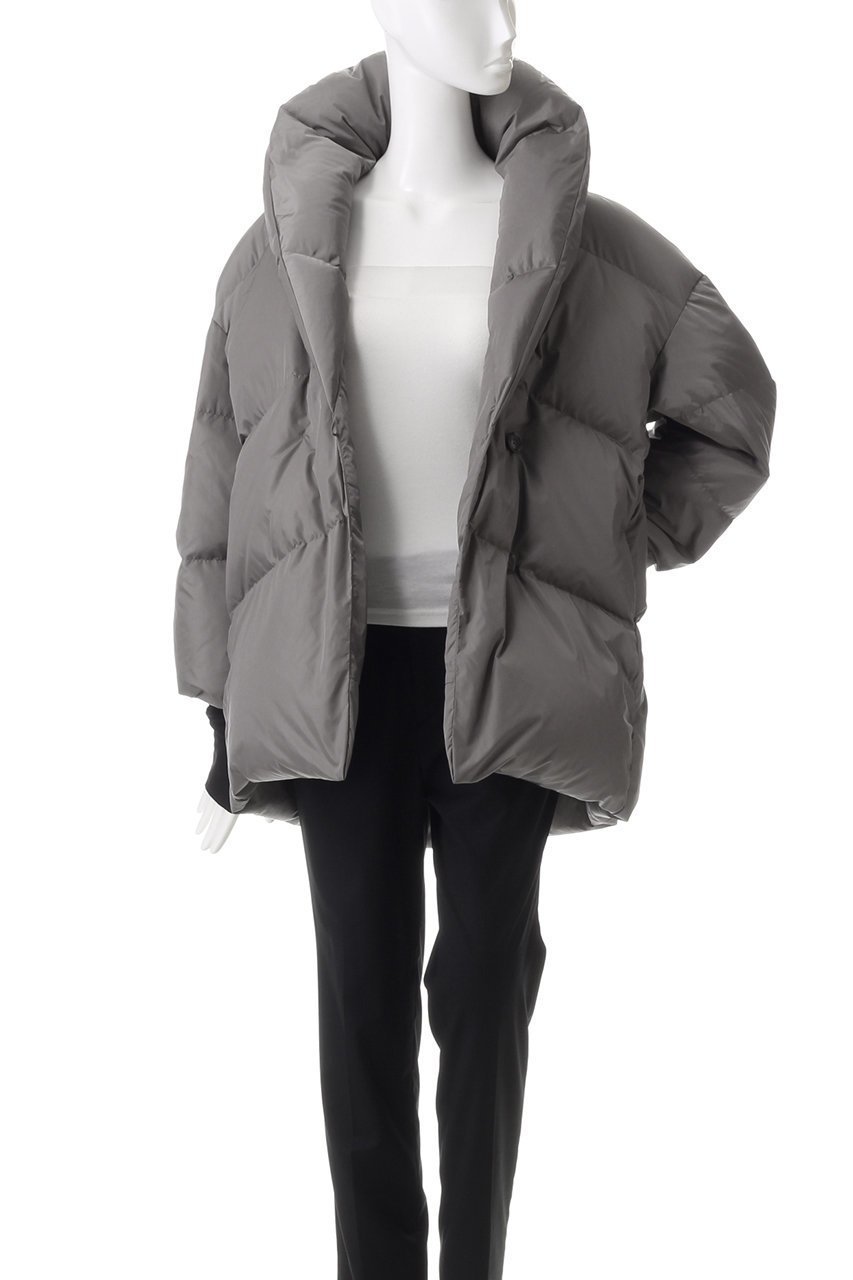 【エステータ/esteta】のナイロンタフタショールカラーダウンコート 人気、トレンドファッション・服の通販 founy(ファニー) 　ファッション　Fashion　レディースファッション　Fashion for Women　アウター　Coat / Outerwear Collection　コート・ロングコート・ピーコート　Long Coats, Peacoats & More　ダウンジャケット・軽量ダウン　Warm & Lightweight Down Jackets　なめらか　Smooth, Silky Texture　イタリア　Italy　キルト　Quilt, Quilted Fabric　タフタ　Taffeta, Structured Fabric　ダウン　Down, Puffer　フロント　Front, Front Design　エレガント 上品　Elegant　other-7|ID: prp329100004195737 ipo3291000000032945262