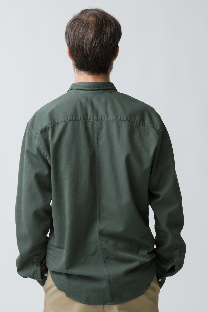 【フランク&アイリーン/Frank&Eileen / MEN】の【MEN】LUKE イタリアンフェイマスデニム アースカラーシャツ 人気、トレンドファッション・服の通販 founy(ファニー) 　ファッション　Fashion　メンズファッション　Fashion for Men　シンプル　Simple, Minimal　スリーブ　Sleeve, Long Sleeve / Short Sleeve　ロング　Long, Long-Length　羽織　Haori, Light Jacket　other-7|ID: prp329100004195741 ipo3291000000032890002