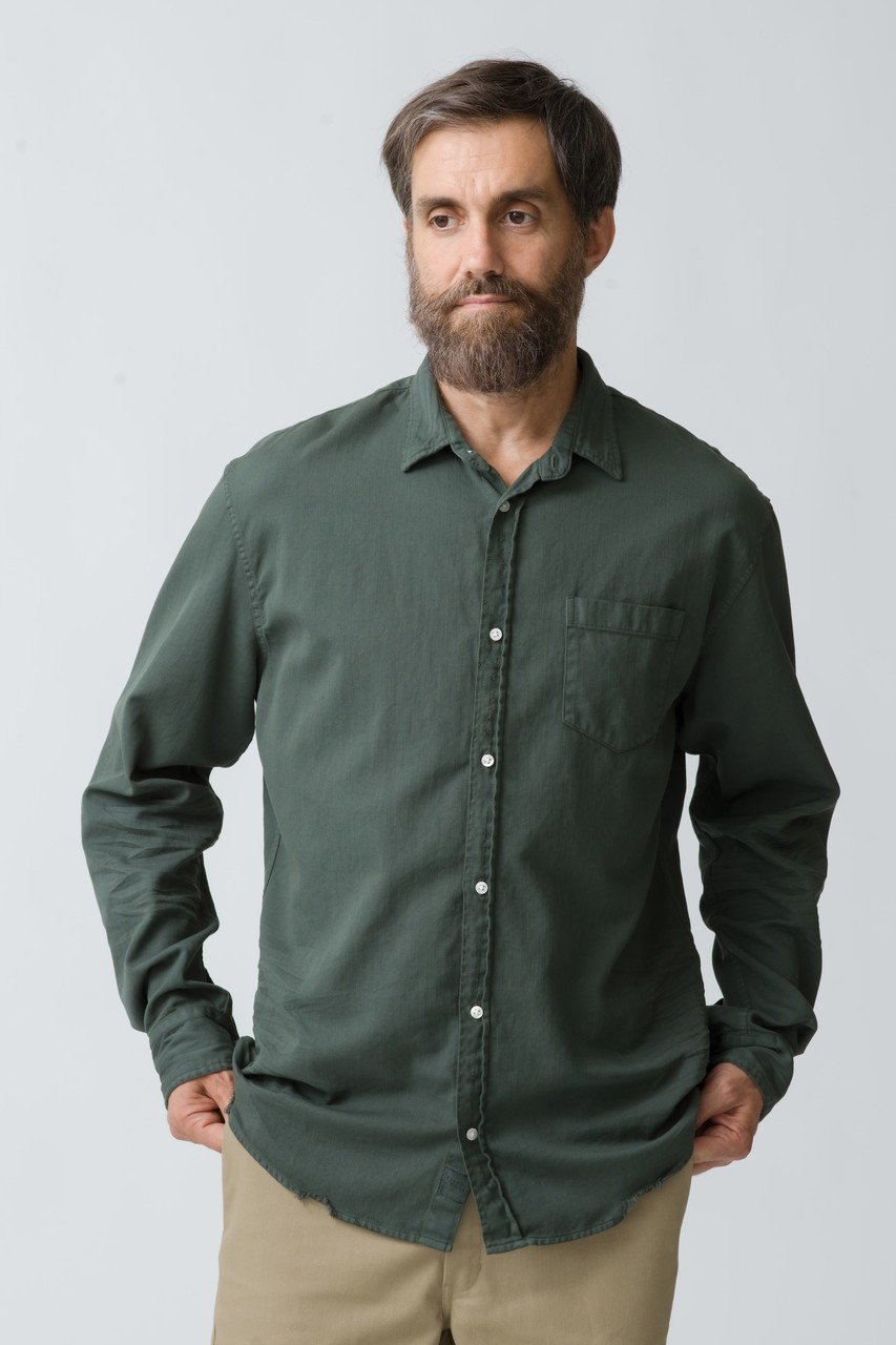 【フランク&アイリーン/Frank&Eileen / MEN】の【MEN】LUKE イタリアンフェイマスデニム アースカラーシャツ 人気、トレンドファッション・服の通販 founy(ファニー) 　ファッション　Fashion　メンズファッション　Fashion for Men　シンプル　Simple, Minimal　スリーブ　Sleeve, Long Sleeve / Short Sleeve　ロング　Long, Long-Length　羽織　Haori, Light Jacket　other-8|ID: prp329100004195741 ipo3291000000032890008