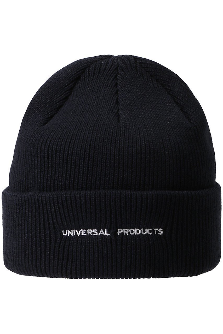 【ユニバーサルプロダクツ/UNIVERSAL PRODUCTS / MEN】の【MEN】LOGO KNIT CAP ニットキャップ インテリア・キッズ・メンズ・レディースファッション・服の通販 founy(ファニー) 　ファッション　Fashion　メンズファッション　MEN　A/W・秋冬　Aw・Autumn/Winter・Fw・Fall-Winter　キャップ　Cap　シンプル　Simple　フィット　Fit　帽子　Hat　NEW・新作・新着・新入荷　New Arrivals　防寒　Cold Protection　NAVY|ID: prp329100004195746 ipo3291000000029064363