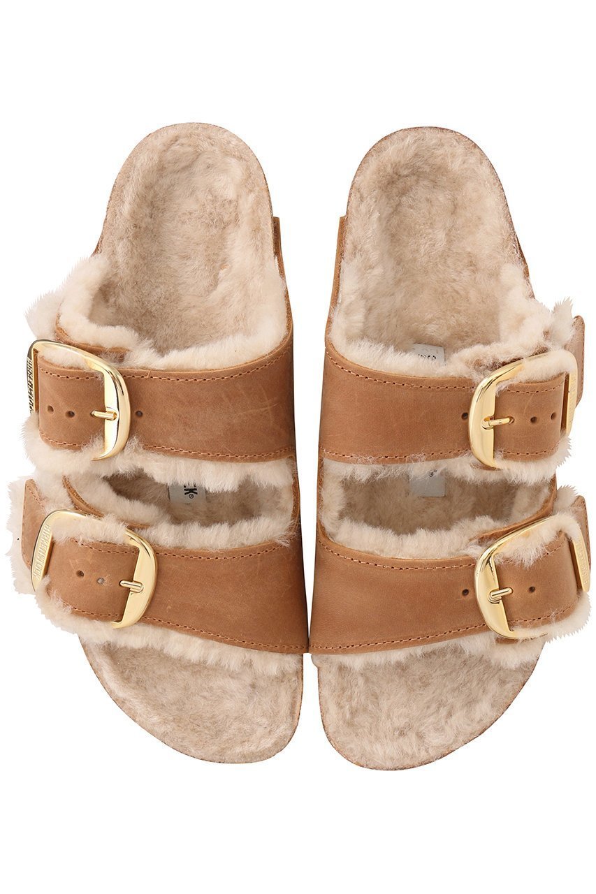 【ビルケンシュトック/BIRKENSTOCK】のArizona Big Buckle(Oiled Leather Shearling) インテリア・キッズ・メンズ・レディースファッション・服の通販 founy(ファニー) 　ファッション　Fashion　レディースファッション　Fashion for Women　インソール　Shoe Insole　オイル　Body Oil　サンダル　Sandals, Summer Shoes　トレンド　Trend, Trending Now　ライニング　Inner Lining, Inner Fabric, Lined　定番　Standard, Basic Item　旅行　Travel　コニャック|ID: prp329100004195759 ipo3291000000032876423