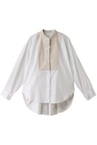 【ミディウミソリッド/MIDIUMISOLID】のwide shirt with corduroy シャツ off white|ID: prp329100004195761 ipo3291000000029064403