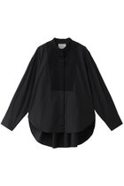 【ミディウミソリッド/MIDIUMISOLID】のwide shirt with corduroy シャツ black|ID: prp329100004195761 ipo3291000000029064405