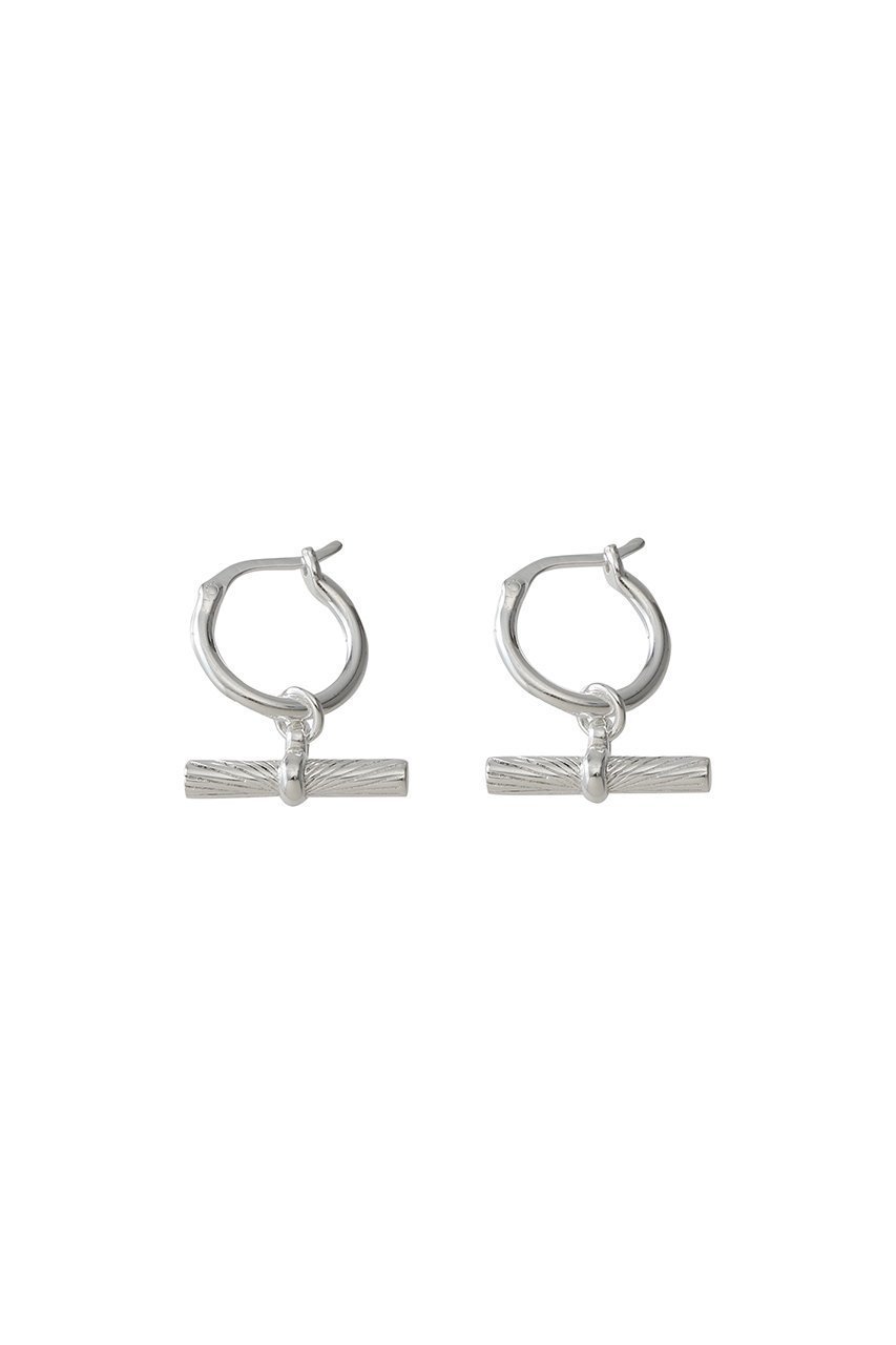 【デイジー ロンドン/DAISY LONDON】の【ESTEE LALONDE】T BAR CHARM ピアス インテリア・キッズ・メンズ・レディースファッション・服の通販 founy(ファニー) 　ファッション　Fashion　レディースファッション　Fashion for Women　ジュエリー　Jewelry　ファッションリング　Fashion Rings　イヤリング・フープ・ドロップタイプ　Hoop, Drop & Clip Earrings　イヤリング　Earrings　シルバー　Silver, Metallic Silver　シンプル　Simple, Minimal　チャーム　Charm, Pendant　エレガント 上品　Elegant　シルバー|ID: prp329100004195776 ipo3291000000035755644