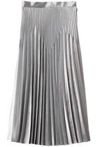 【エステータ/esteta】のシャイニーサテンプリーツスカート シルバー|ID: prp329100004195781 ipo3291000000036030312