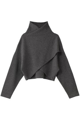 【エステータ/esteta】のクロスデザインニット 人気、トレンドファッション・服の通販 founy(ファニー) ファッション Fashion レディースファッション Fashion for Women トップス・カットソー Cut & Sew Tops ニット Knit Tops & Sweaters カジュアルプルオーバー・ニットトップス Pullovers & Knit Tops / Casual Pullovers コンパクト Compact, Small Size シンプル Simple, Minimal タートルネック Turtleneck, High Neck ファブリック Fabric, Textile フロント Front, Front Design |ID:prp329100004195783