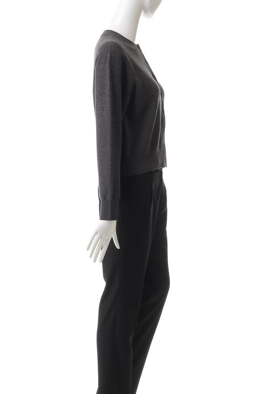 【エステータ/esteta】のクルーネックカーディガン 人気、トレンドファッション・服の通販 founy(ファニー) 　ファッション　Fashion　レディースファッション　Fashion for Women　トップス・カットソー　Cut & Sew Tops　ニット　Knit Tops & Sweaters　カーディガン・羽織り　Layered Style Cardigans　おすすめ　Recommended / Our Picks　カーディガン　Cardigan, Knitwear　シンプル　Simple, Minimal　ファブリック　Fabric, Textile　ベーシック　Basic, Essential　エレガント 上品　Elegant　other-3|ID: prp329100004195785 ipo3291000000032923526