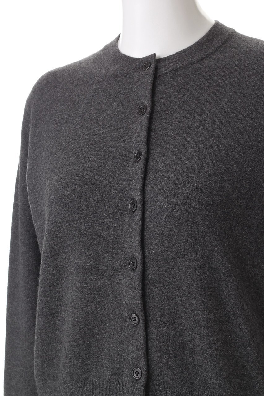 【エステータ/esteta】のクルーネックカーディガン 人気、トレンドファッション・服の通販 founy(ファニー) 　ファッション　Fashion　レディースファッション　Fashion for Women　トップス・カットソー　Cut & Sew Tops　ニット　Knit Tops & Sweaters　カーディガン・羽織り　Layered Style Cardigans　おすすめ　Recommended / Our Picks　カーディガン　Cardigan, Knitwear　シンプル　Simple, Minimal　ファブリック　Fabric, Textile　ベーシック　Basic, Essential　エレガント 上品　Elegant　other-5|ID: prp329100004195785 ipo3291000000032923542