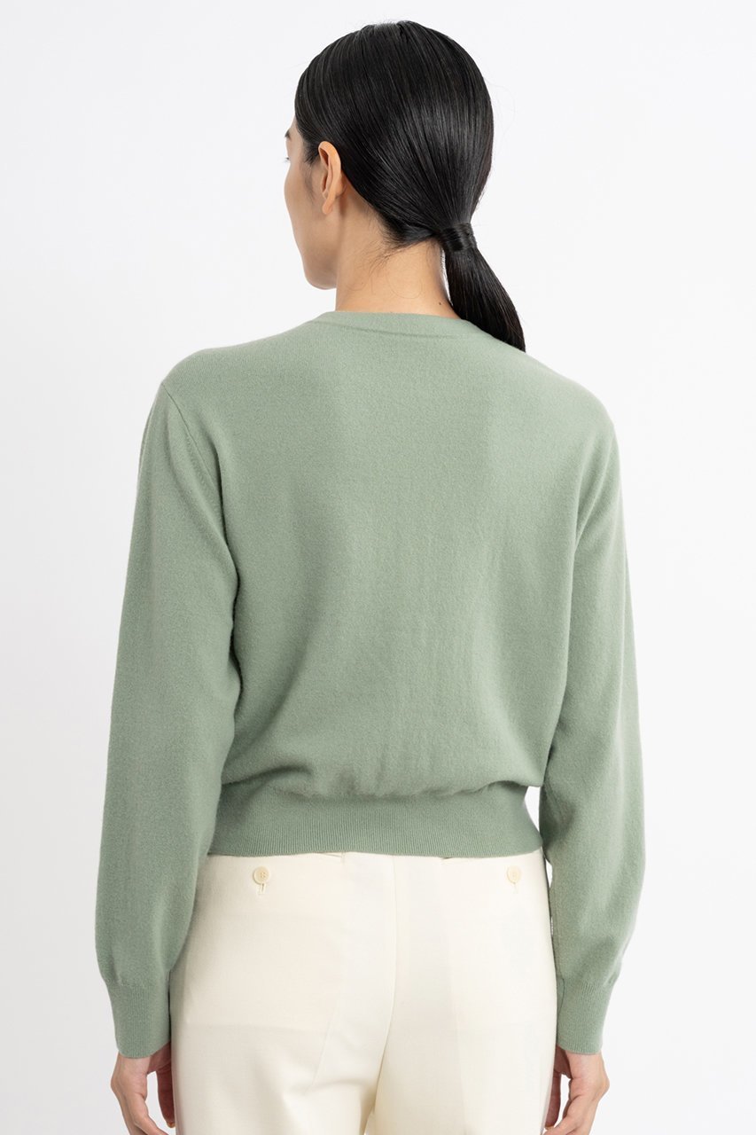 【エステータ/esteta】のクルーネックカーディガン 人気、トレンドファッション・服の通販 founy(ファニー) 　ファッション　Fashion　レディースファッション　Fashion for Women　トップス・カットソー　Cut & Sew Tops　ニット　Knit Tops & Sweaters　カーディガン・羽織り　Layered Style Cardigans　おすすめ　Recommended / Our Picks　カーディガン　Cardigan, Knitwear　シンプル　Simple, Minimal　ファブリック　Fabric, Textile　ベーシック　Basic, Essential　エレガント 上品　Elegant　other-6|ID: prp329100004195785 ipo3291000000032923551