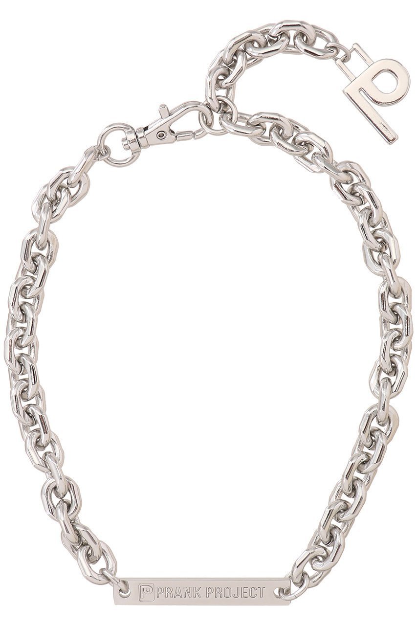 【プランク プロジェクト/PRANK PROJECT】のロゴプレートチョーカー / Logo Plate Choker 人気、トレンドファッション・服の通販 founy(ファニー) 　ファッション　Fashion　レディースファッション　Fashion for Women　ジュエリー　Jewelry　ネックレス　Necklaces & Pendants　シルバー　Silver, Metallic Silver　シンプル　Simple, Minimal　チョーカー　Tulle, Mesh Fabric　ネックレス　Necklace, Pendant Necklace　フロント　Front, Front Design　ロング　Long, Long-Length　 other-1|ID: prp329100004195787 ipo3291000000035051336